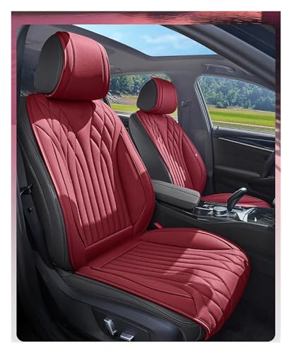 Housses de siège voiture SsangYong Actyon Korando Rexton accessoires auto universels bordeaux