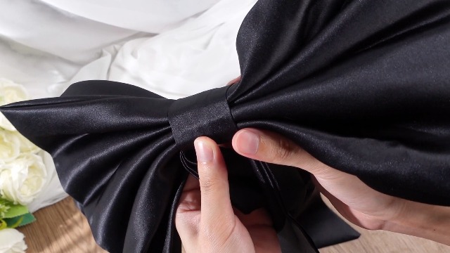 big black bow for dress Black and White Bow Set Party Room Decor Giant Bow Gift, Car Bow