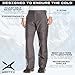 Arctix Men's Essential Snow Pants, Charcoal, Large, 1900