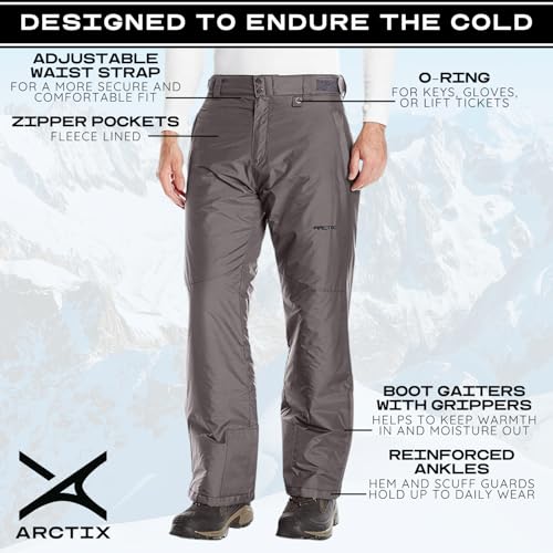 Arctix Men's Essential Snow Pants, Charcoal, Medium by Arctix - Image 3