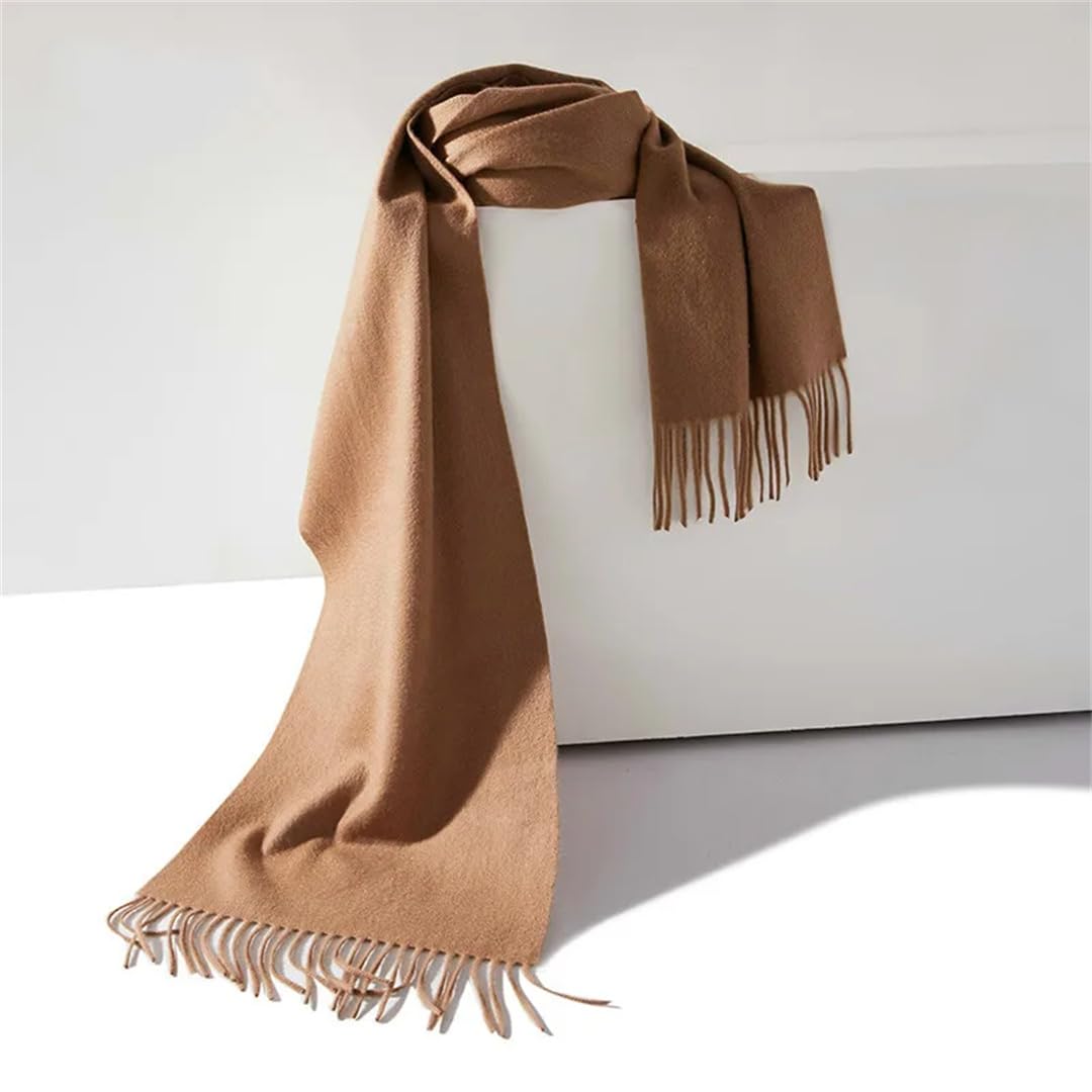 Bufanda de cachemira para mujer, pashmina, unisex, color sólido, cálido, otoño, invierno, gruesa, suave, larga, cachemira