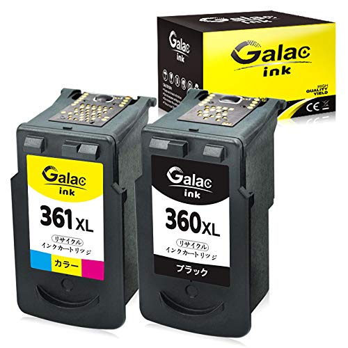 Amazon.co.jp: 【Galac ink】キャノン Canon BC-360XL+BC-361XL  