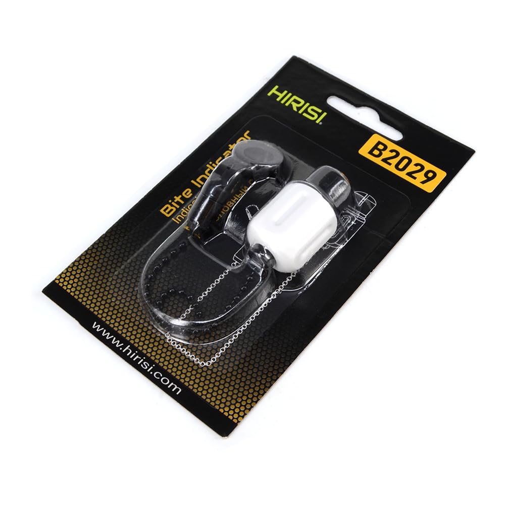 Hirisi Tackle Bobbins Swinger Drop Off - Chaîne en laiton pour alarme de pêche à la carpe - Chaîne noire - Clip de cordon réglable