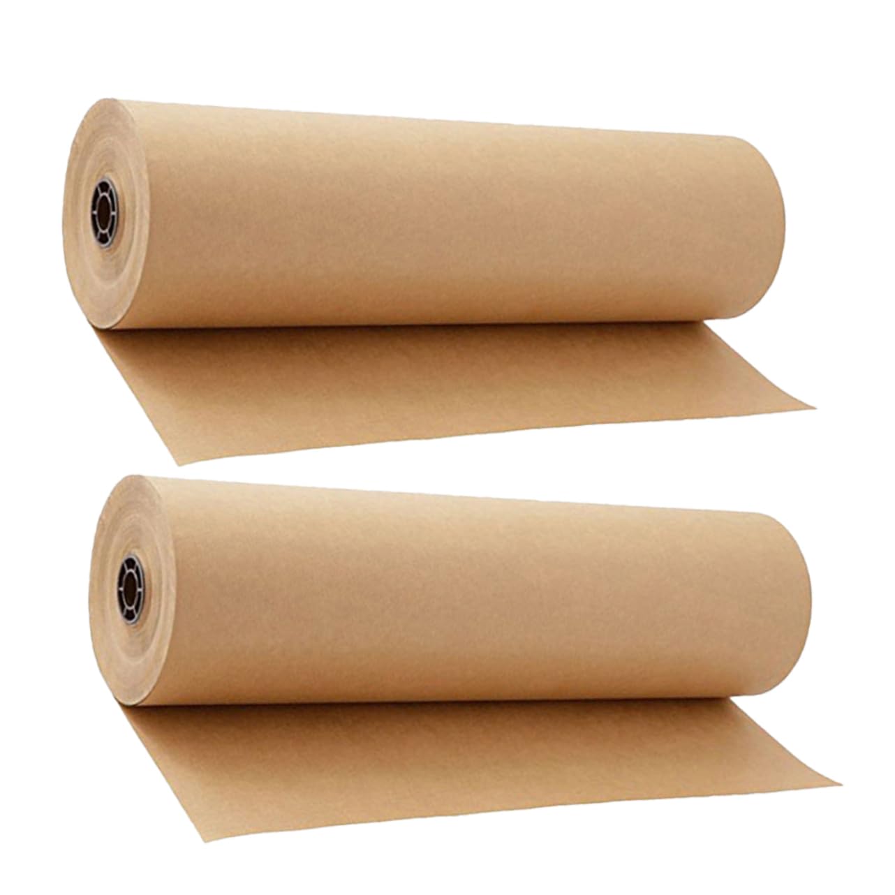 Papier Kraft en Rouleau Brun pour Loisirs Créatifs, 2 Rouleaux