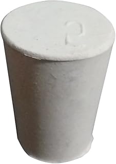 PUL FACTORY Solid Rubber Stopper, Size #2 - Pack of 5