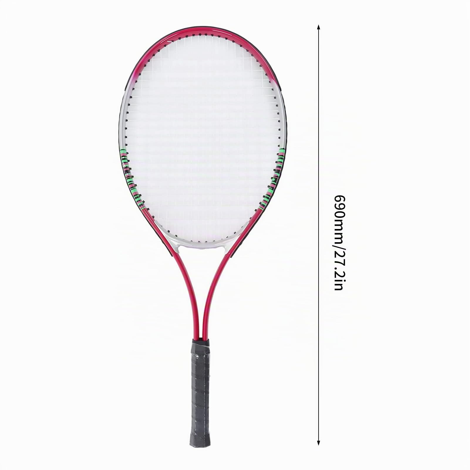 Racchetta da Tennis, Professionale in Lega di Alluminio con Telaio Diviso 27 Pollici per Adulti Allenamento Intermedio e Principianti