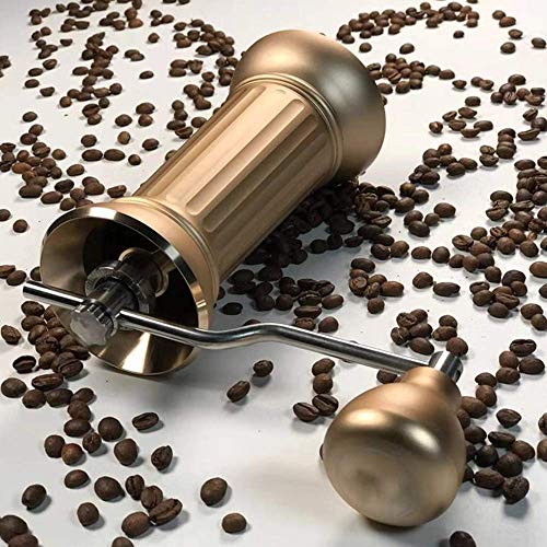 SXLCKJ Cafetera Manual de Viaje, Molinillo de café con manivela Manual, Molinillo Manual de Granos, aleación de Aluminio… - Imagen 5