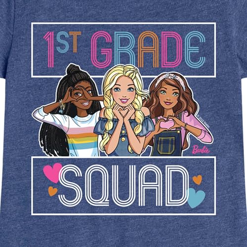 Barbie - Back to School - 1st Grade Squad - Toddler and Youth Girls Short Sleeve Graphic T-Shirt3