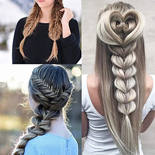 Durchsichtige Haargummis Mini Kleine Haargummis Elastische Haargummi ×300pcs für Kinderhaar, Hochzeitsfrisur und mehr. (Transparent)