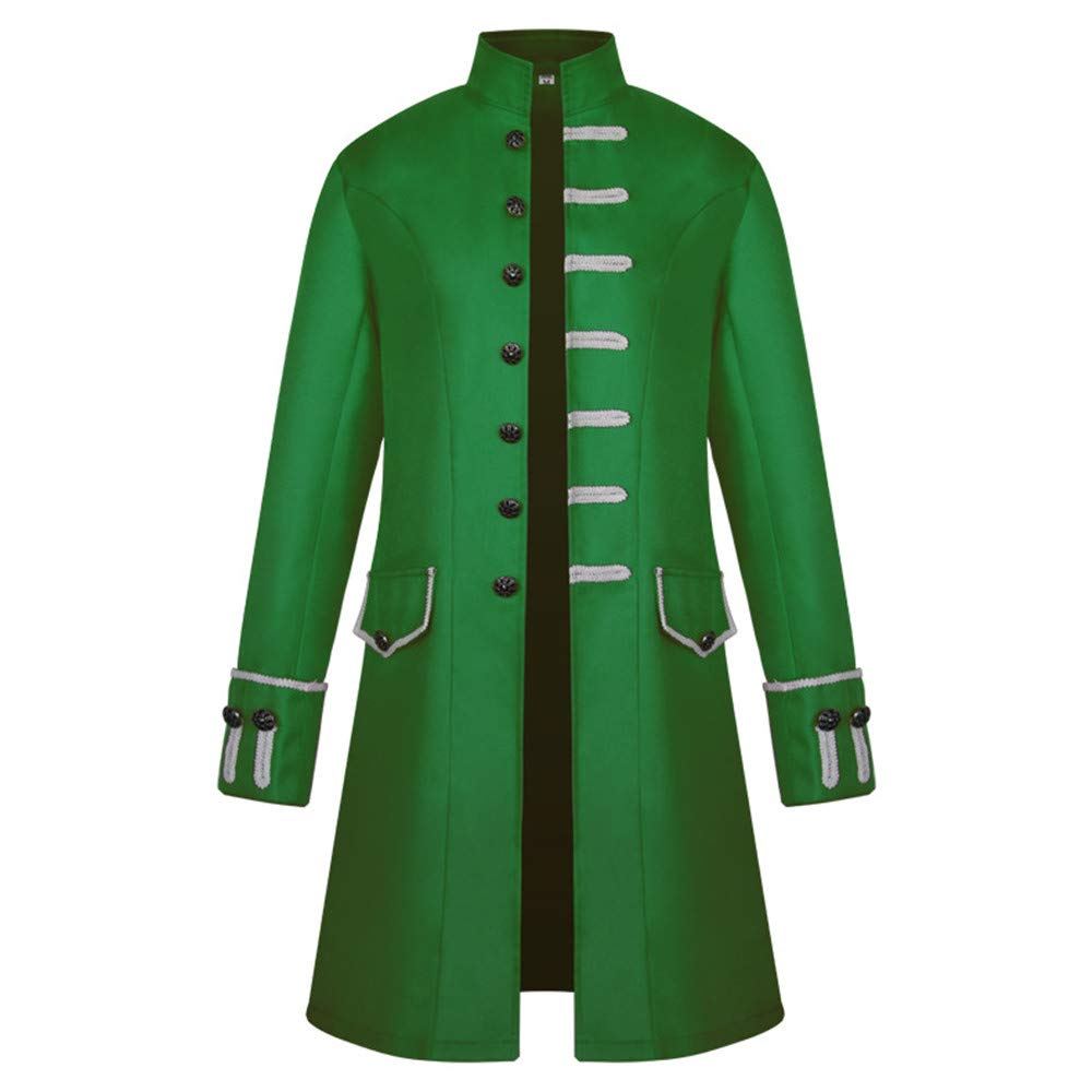 Levita gótica victoriana de hombres BaronHong tipo chaqueta steampunk retro para disfraz 2