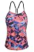 Charmleaks Womens Tankini Swimsuit Tops Tankini Tops for Women Rash Guard Size L