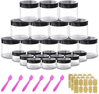 Paquete de 12 recipientes pequeños de plástic...