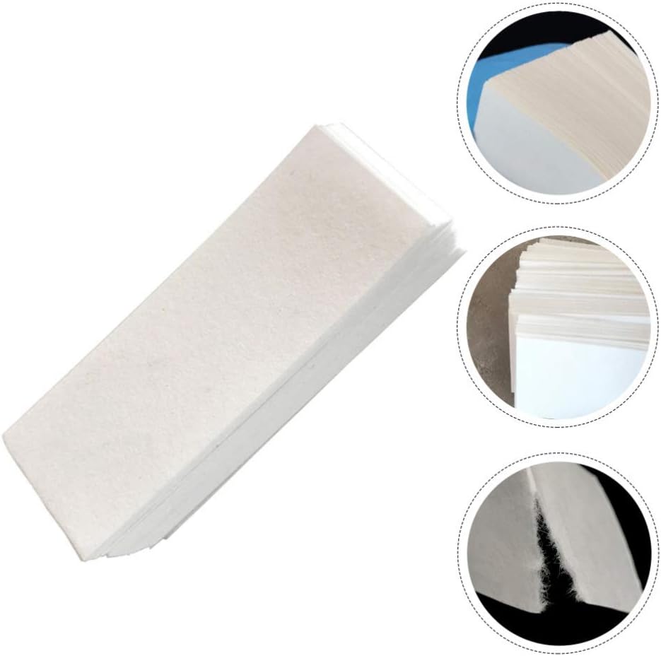 ULTECHNOVO 500pcs Quantitative Filter Paper Chromatography Paper Strips Laboratory Cleaning Paper for Chemistry Laboratories Classroom