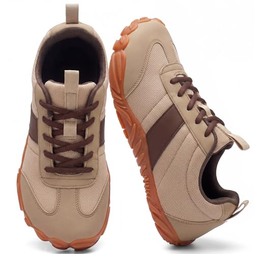Image of Women's Barefoot Sneakers Wide Toe Box Zero Drop Sneakers | Breathable Lightweight Non-Slip Shoes for Gym Training, Trail Running, Hiking & Daily Walking