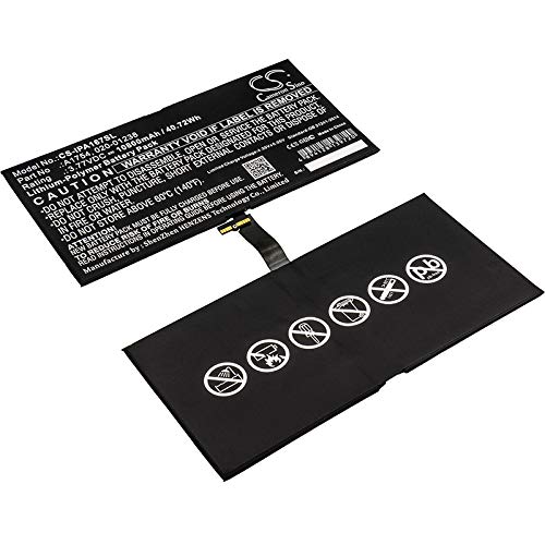 NEU Ersatz Akku Fit Apple A1670, A1671, A1821, iPd Pro 12.9 2017 2nd Gen, IPA Pro 12.9 2nd Gen(10800mAh / 40.72Wh)