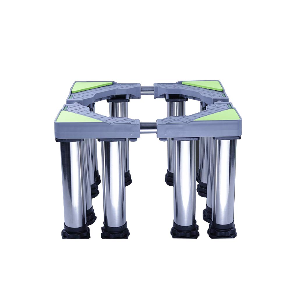 BOHHO Base per Lavatrice e Asciugatrice Antivibrazione Lunghezza/Larghezza 45-65cm lavastoviglie Stand Vassoio per Frigorifero Supporto Inferiore di Ventilazione (29-32cm)