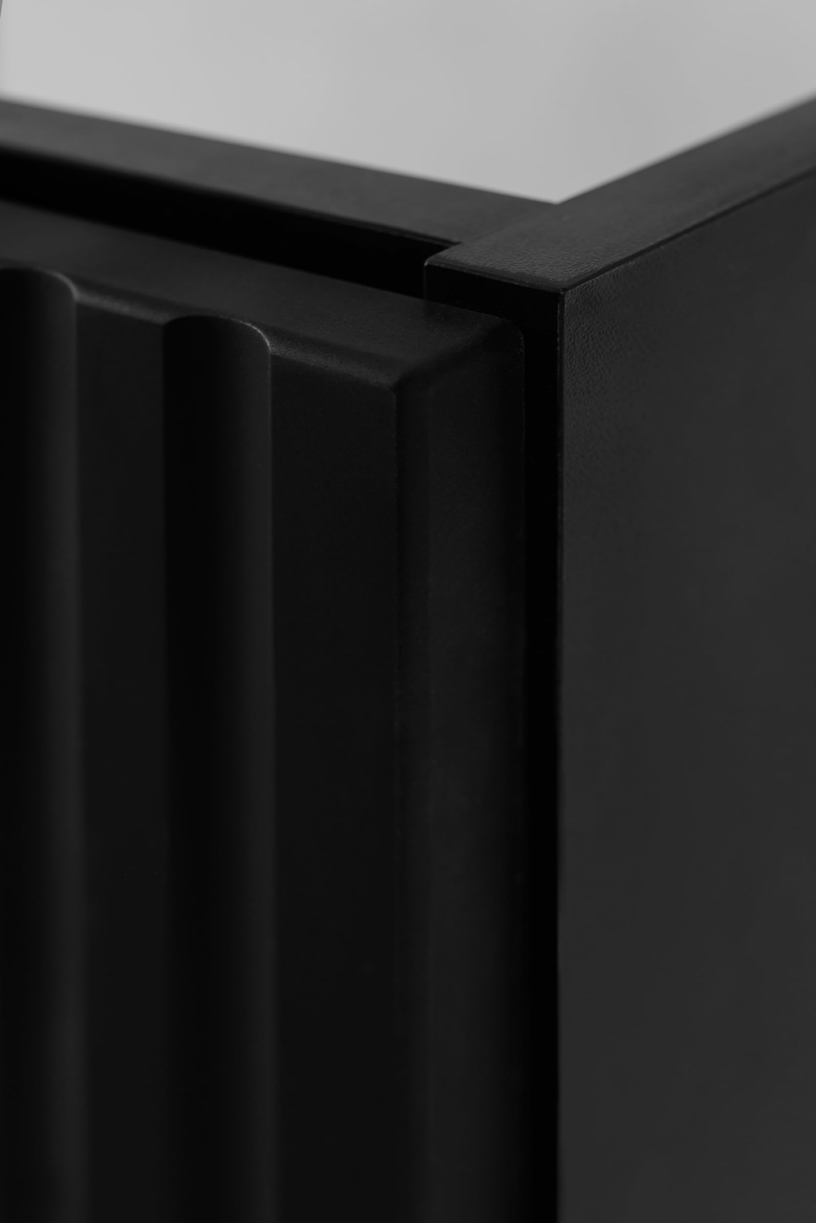 Rodan Moderne Möbel - Schrank Schwarz, Gold Handwerklich Eiche - Möbelstück - Bastelregal – Bastelplatte 60cm + 80 cm + 140 cm