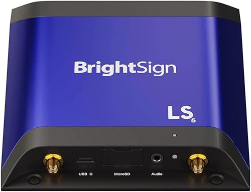 Miniatura 4 de Brightsign LS425 H.265, video Full HD y 4k, Html5, gráficos y audio digital, salida Hdmi, ideal para video en bucle, widgets Html5 simples y