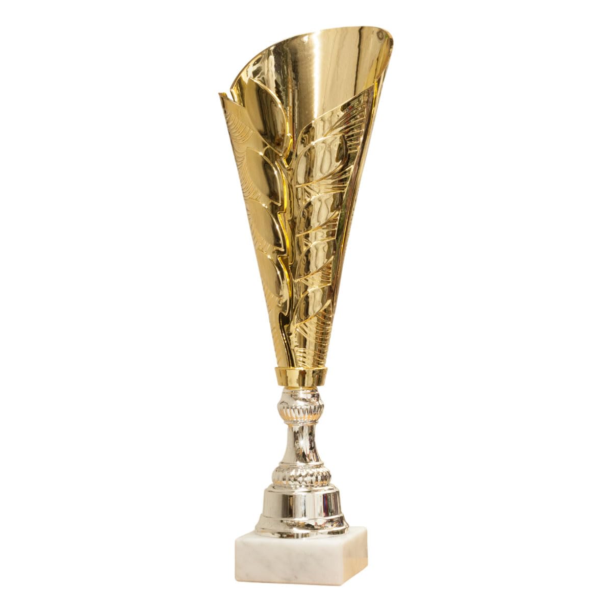 Tris Coppe economiche h 38,50 cm 1° 2° 3° Classificato Targhetta Personalizzata Omaggio