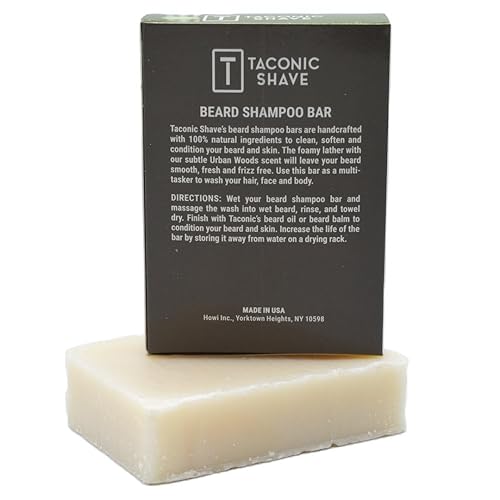 Miniatura 3 de Taconic Shave Conditioniing Beard Shampoo Bar 5 Oz, 100% NaturalHandcrafted, Great For Itchy Beards, FIghts Beardruff while softening & Moisturizing