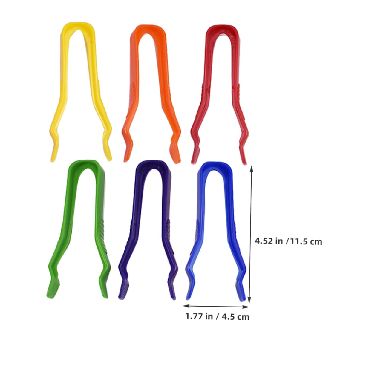 SUPVOX 3 Series Pinzas De Plastico Material Con Artículo Elaboración Ceja Alfiler Punteo Rosario Para Pinzas De Primeros Auxilios Talón De Punta Páginas 6 Piezas*3