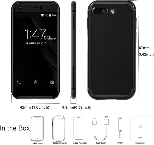 Mini-Handy Hipipooo 3G Smartphone mit Dual-SIM und Android 9.0