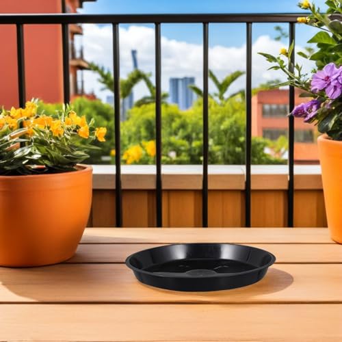 Plateaux récupérateurs d eau pour pots de fleurs faciles à nettoyer - 8