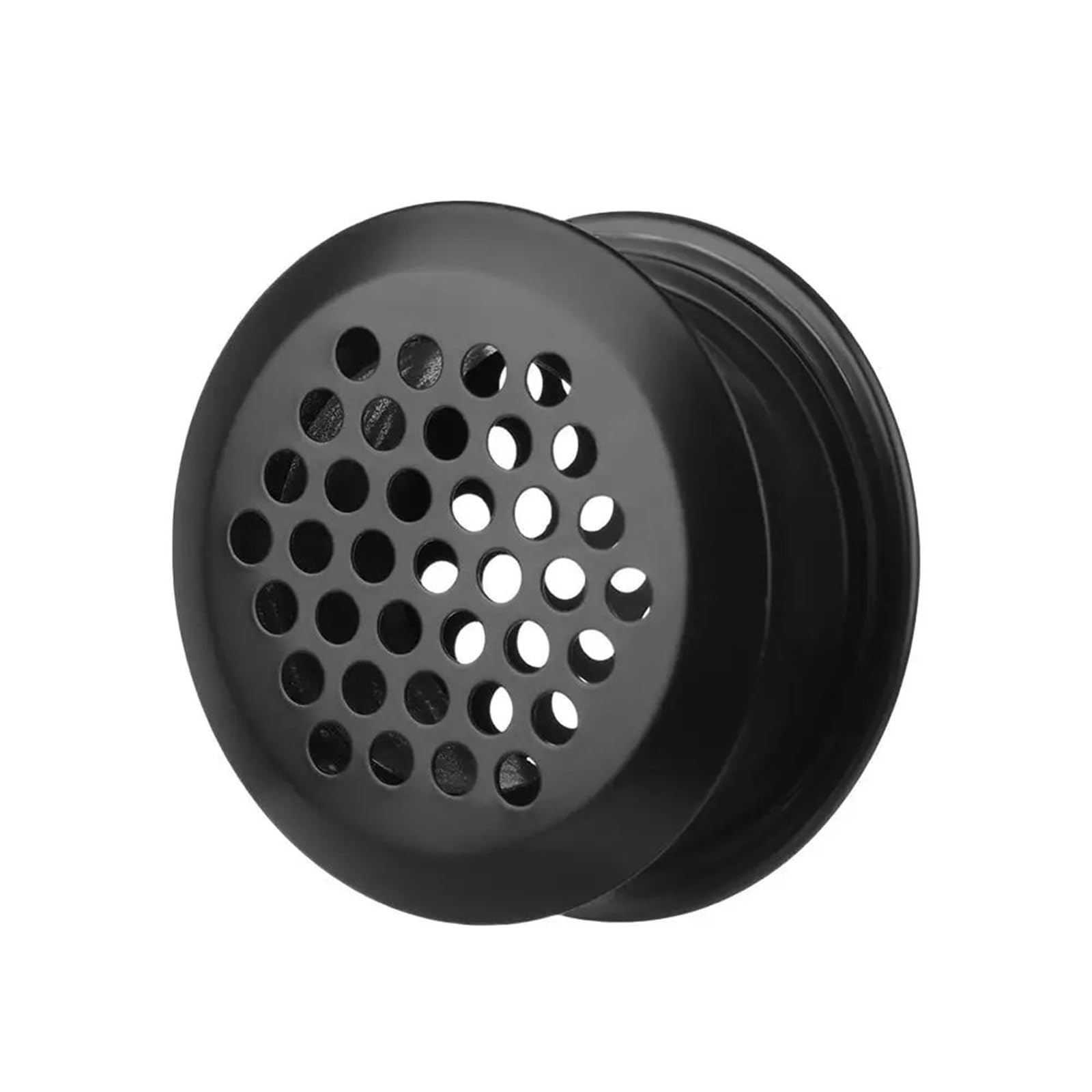 Ventilation Grilles 5pcs Furniture Hardware Louver Ornaments Double Sided Shoe Cabinet Ventilator Grille Air Vent(Black)