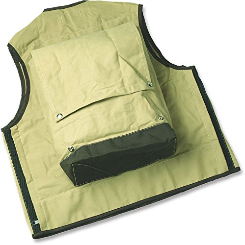 JIM-GEM Pro 10-Pocket Cotton Army Duck Cruiser Vest, X-Large, 43-46, Tan3