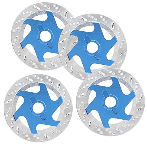 1/10 Brake Disc, RC Brake Disc 4PCS Practical for Climbing Car for 1/10 Remote Control Car for RC Car for SUV (Dark Blue)