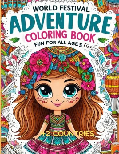 Yuna’s World Festival Adventure Coloring Book: A Coloring Journey Through