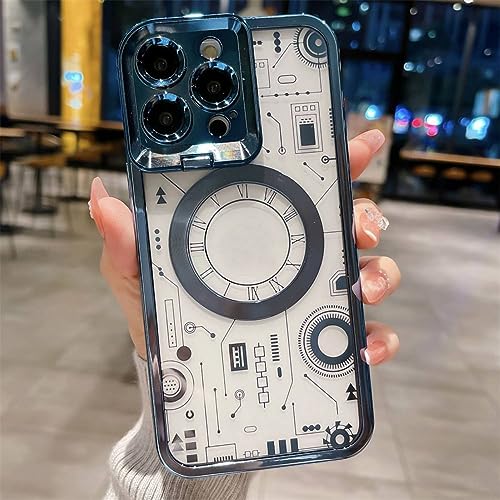 Coque de charge magnétique iPhone 14 Pro Max avec béquille caméra LVTFCO