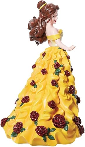 Vista 3 de Enesco Disney Showcase Botanical Beauty and The Beast Bella en vestido de baile, 4.75 pulgadas, multicolor