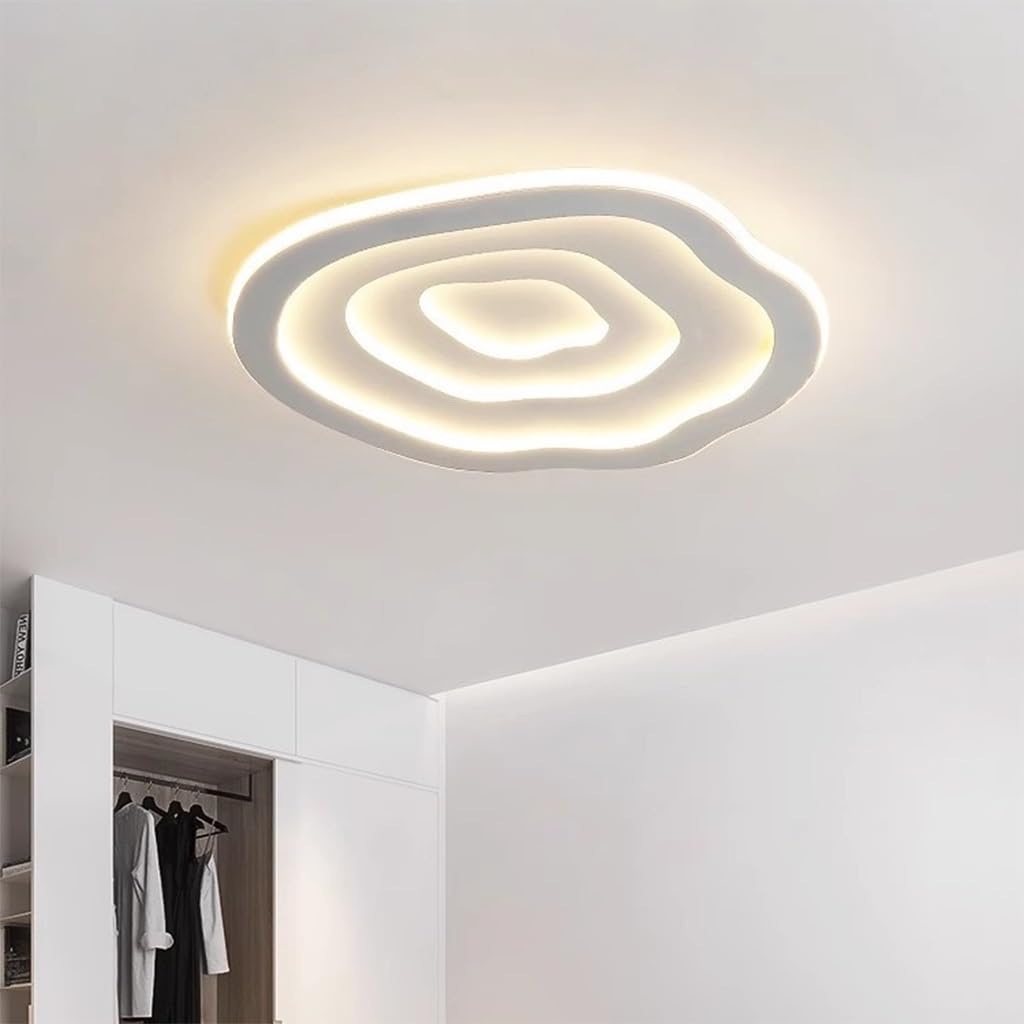 Beiltuga Contemporary LED Ceiling Light Modern Ceiling Lights Acrylic lampshade Lounge Lights Ceiling Dimmable Flicker Free Design with Remote Control 3000K-6000K for Living Room Bedroom