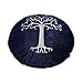 Elbenwald Lord of The Anillos Cojín del árbol Blanco de Gondor Motif Bordado Redondo Ø 43 cm Velvet Azul