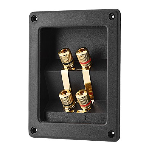 Lautsprecher-Anschluss, 4 Kupferverbindungen, Kabelverbinder, Lautsprecher-Box, Subwoofer-Stecker - Image 3