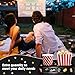 QOUBAI 50 Pcs Movie Night Supplies Movie Night Snack Trays Theater Snack Boxes Cinema Theme Paper Holder Popcorn Candy Drink Tray Box For Family Birthday Holiday Party