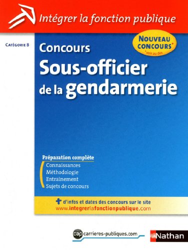 Télécharger Concours sous-officier de la gendarmerie Gratuit
