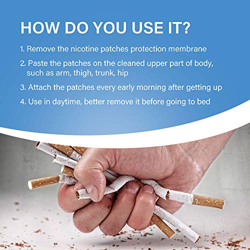 Aroamas Nicotine Patches to Quit Smoking - Step 1, Nicotine Transdermal Patches Step 1 [21 mg, 21 Patches] - Thumbnail 7