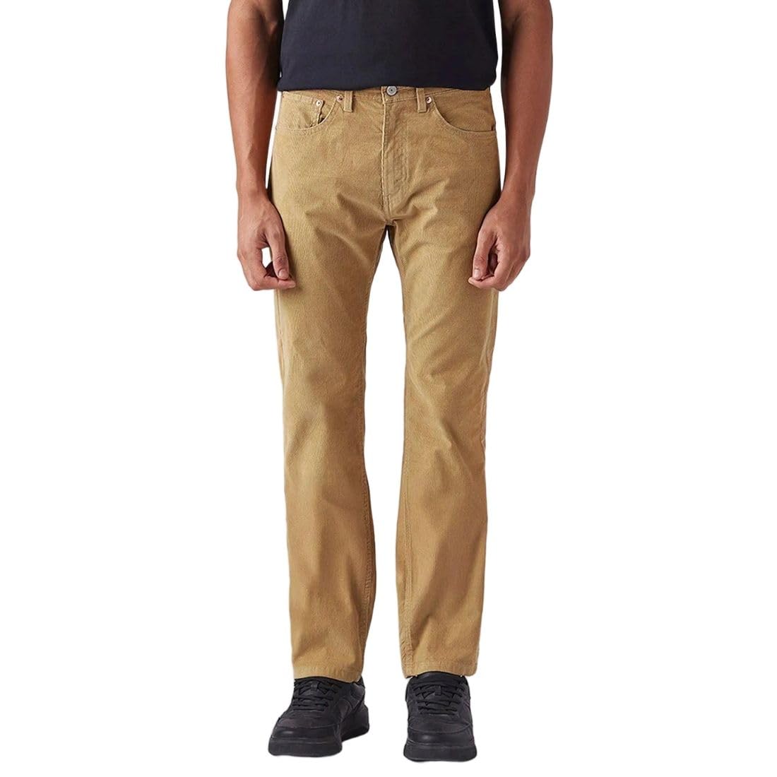 levi's Men's 505 Khaki Straight fit mid Rise Chinos-picture-37