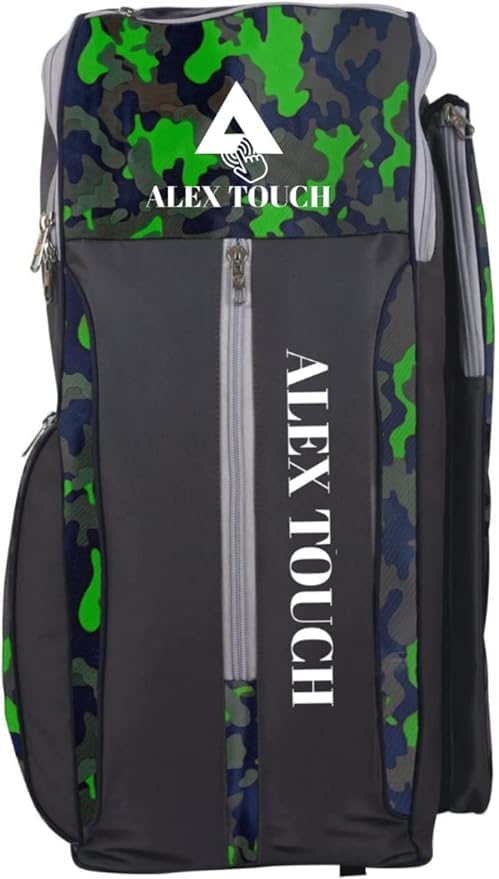 ALEXTOUCH Cricket Kit Bag Attarctive Design New Duffle Bag Green-picture-27