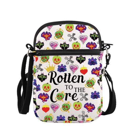 PLITI Villain Movie Inspired Gift Villain Club Gift Rotten To The Core Villain Crossbody Bag For Fans