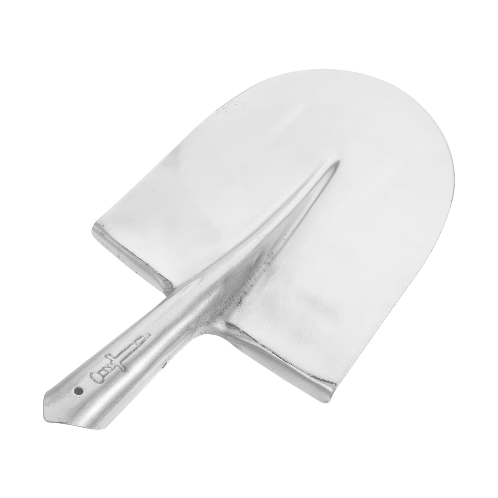 Toddmomy Pala de Acero para Jardinería y Borde Redondeado, Herramienta Resistente para Trabajar el Huerto y Excavar Suelo