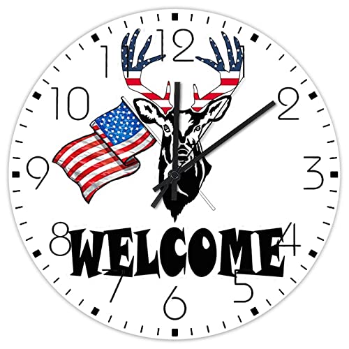 Horloge murale en bois grand format pour salle d'exercice