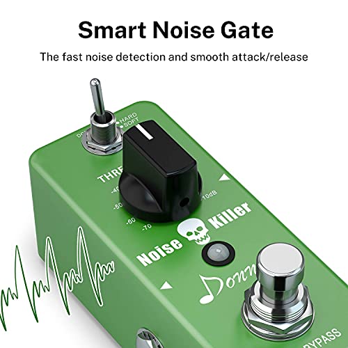 Donner Tuner Pedal Bundle with Noise Gate Pedal, Noise Killer Guitar Pedal Noise Suppressor Effect 2 Modes