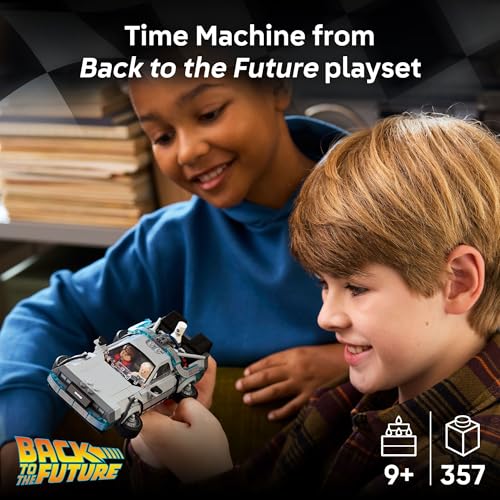 image for LEGO Speed Champions Time Machine from Back to The Future Building Toy