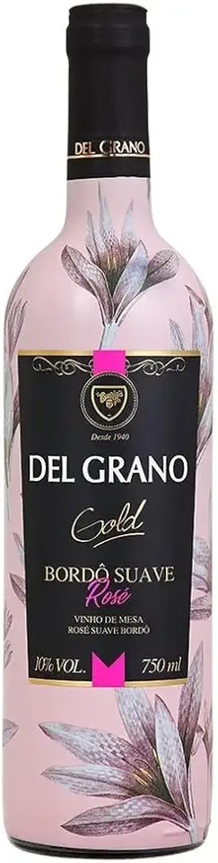 Vinho Tinto Del Grano Gold Rosé Bordô Suave - 750ml