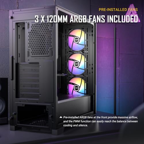 Antec P20C ARGB Boîtier Midi-Tour Noir pour configuration PC - 4
