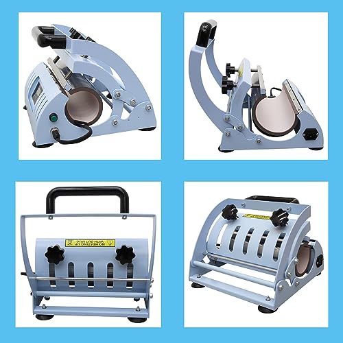 Máquina termofijadora portátil 2 en 1 para tazas 11-30oz 110V 500W miniatura 3