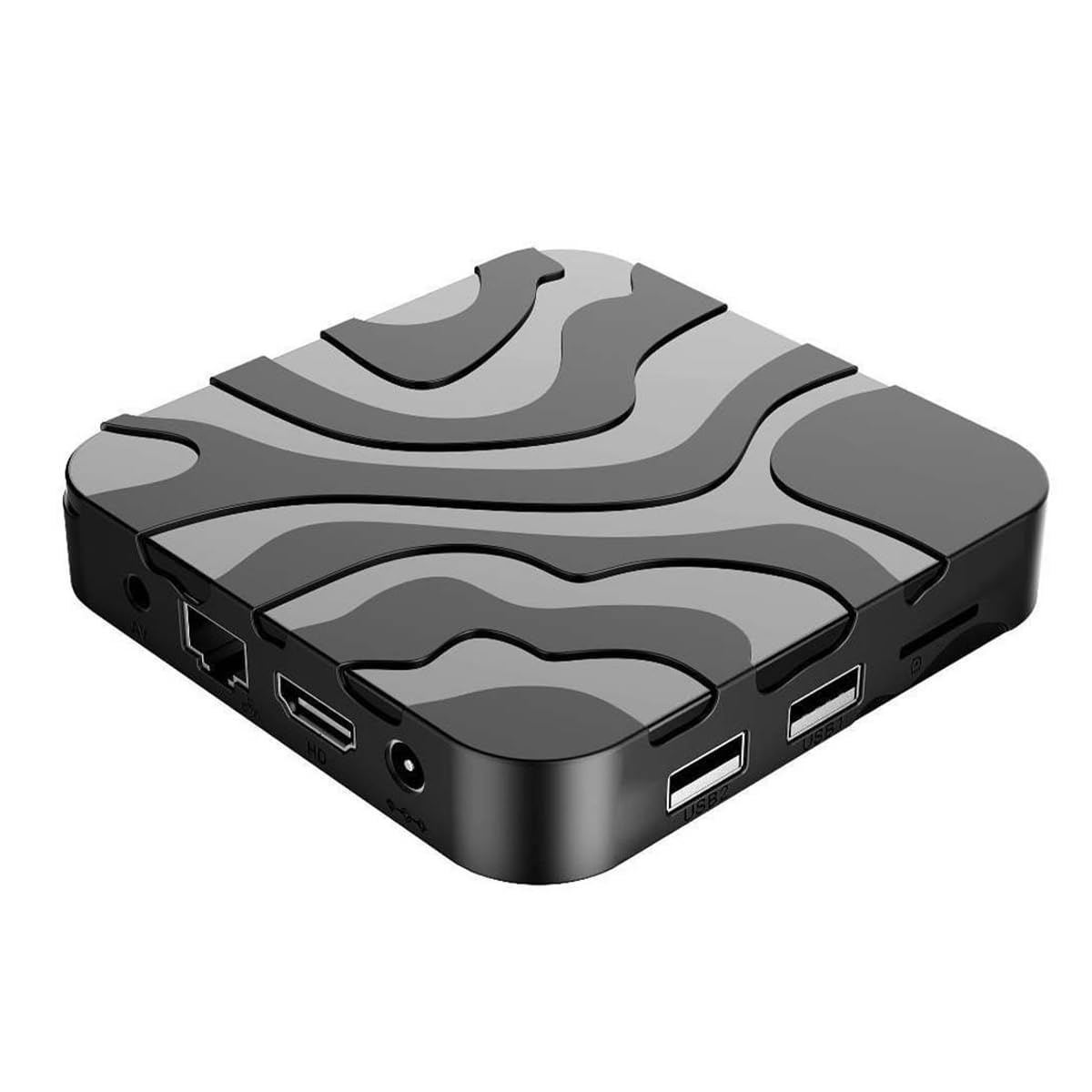 Namvo Android TV Box 12.0, 4 Go de RAM 32 Go de ROM Allwinner H618 Quad Core 5G + 2.4G Double WiFi HDR10/6K 3D/BT4.0/H.265/4K Sortie Smart TV Box